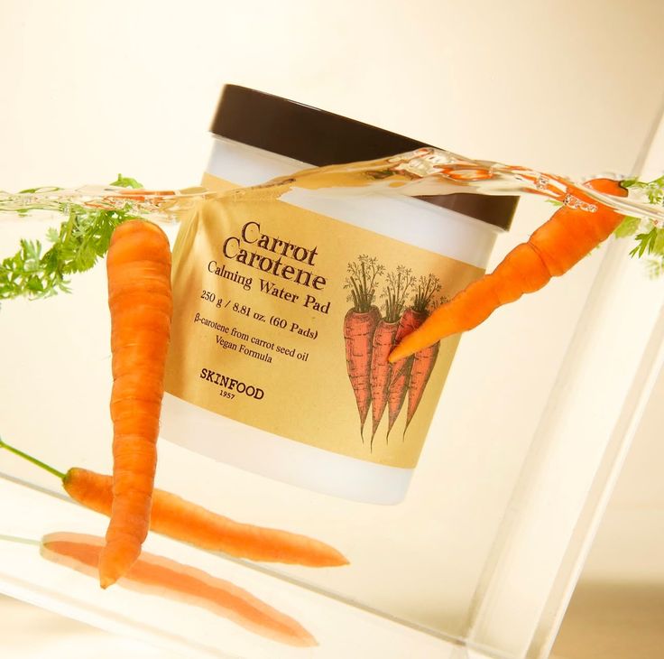 SKINFOOD Carrot Carotene Calming Water Pad 60ea