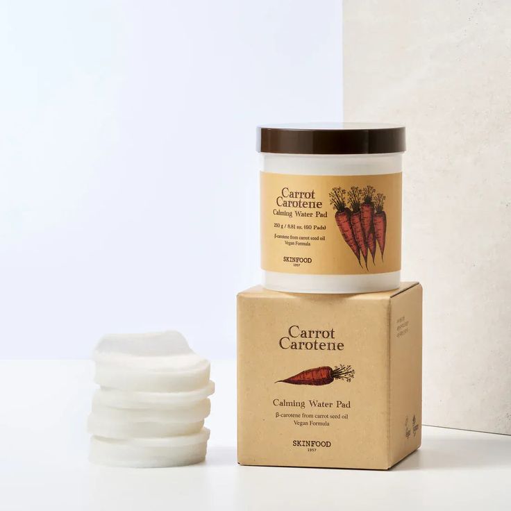 SKINFOOD Carrot Carotene Calming Water Pad 60ea