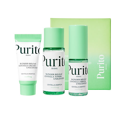 Purito SEOUL Wonder Releaf Centella Mini Kit Unscented - auraskincosmetic