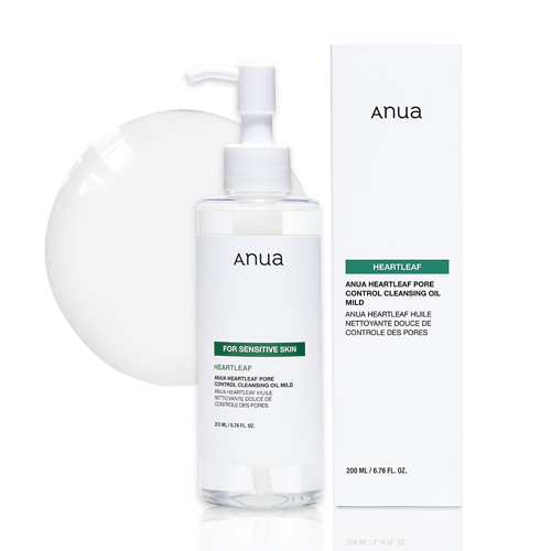 Anua Heartleaf Pore Control Cleansing Oil Mild 200ml - auraskincosmetic